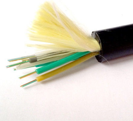 120mm Açıklık Uzunluğu 12 24 Çekirdekli ADSS Fiber Optik Kablo