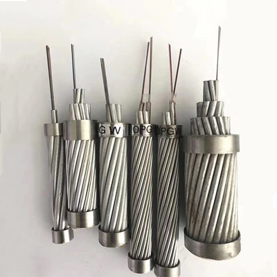 2km 4 Çekirdekli OPGW Tek Modlu Dış Mekan Fiber Optik Kablo