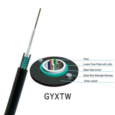 GYXTW 4 Tek Modlu G652D Hava Optik Fiber Kablo üreticisi
