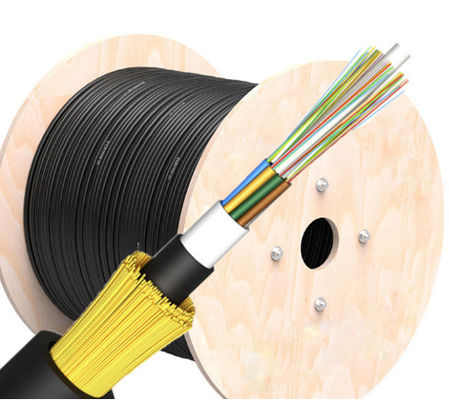 12 96 Çekirdek 80m 100m Açıklıklı G652D ADSS Fiber Optik Kablo Metalik Olmayan
