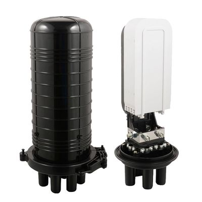 IP68 Plastik 1 Giriş 4 Çıkışlı Dome Fiber Optik Ek Kapatma