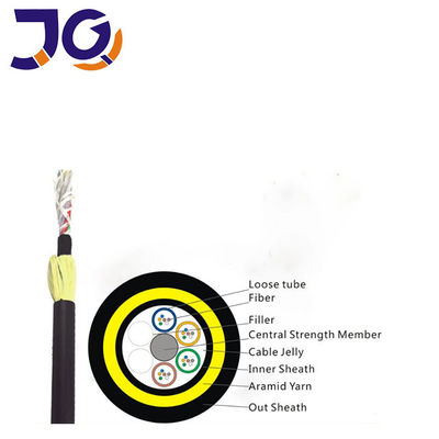 İyi Kalite Fabrika Fiyatı 24Core 48Core SM G652D Tek Kablolu Tüm-Dielectric ADSS Hava Fiber Optic Kablosu