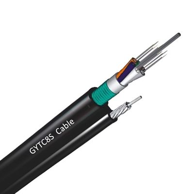 Zırhlı fiber optik kablosu AERAL FIG 8 Açık hava fiber optik kablosu 48 96 Core GYTC8S GYXTC8S