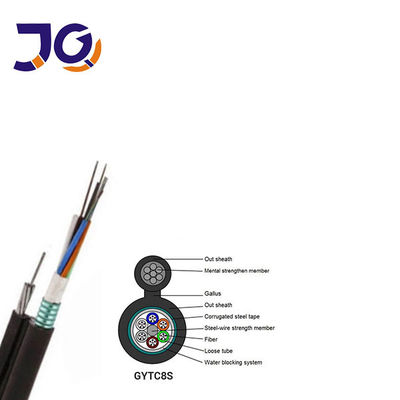 Rekabetçi Fiyat GYTC8S GYXTC8Y GYXTC8S 12 24 48 96 144 Temel Üst Üst Fiber Optik Kablo