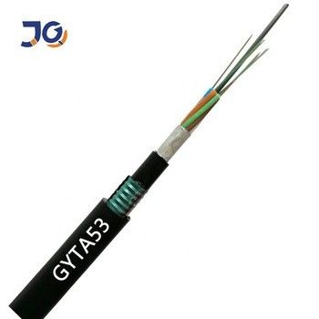Çift Ceketli 48 Çekirdekli Açık Zırhlı Fiber Optik Kablo GYTA53