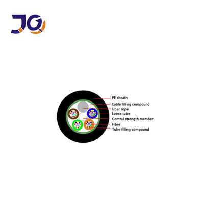 Fiber Kablo GYTS Zırhlı Kanal 24 48 96 144 288 Çekirdek Optik Fiber Kablo