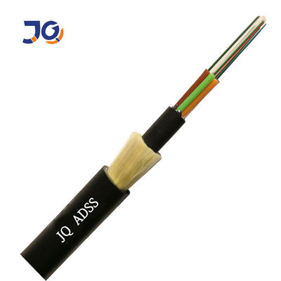 12 48 96 Çekirdek ADSS Fiber Optik Kablo Bükülü Gevşek Tüp Yapısı