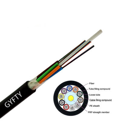 Gyfty Telli 12 Çekirdekli G652D SM FRP Dış Mekan Fiber Optik Kablo
