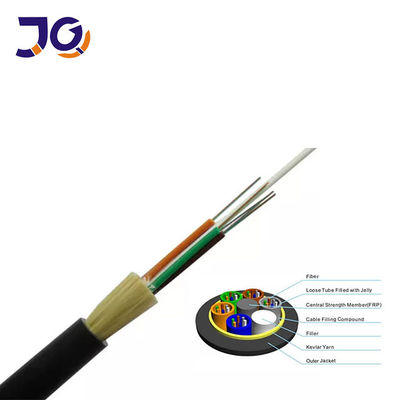 FCC 6 8 Çekirdek Örgülü Gevşek Tüp ADSS Fiber Optik Kablo
