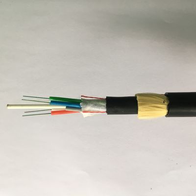 Tüm Dielektrik Kendinden Destekli 144 Çekirdek ADSS Fiber Optik Kablo