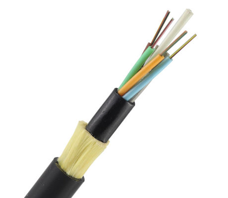 Tüm Dielektrik Aireal Tek Modlu FRP Mukavemeti 24 Çekirdekli ADSS OFC Fiber