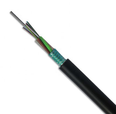 Alüminyum Bant Tek Modlu Fiber Optik Kablo 96 çekirdekli GYTA Dış Mekan Fiber Kanal Kablosu