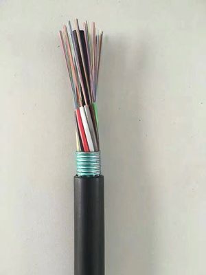 Alüminyum Bant Tek Modlu Fiber Optik Kablo 96 çekirdekli GYTA Dış Mekan Fiber Kanal Kablosu