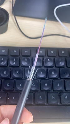 GYXTW Tek tüplü zırhlı fiber optik kablo 2 4 6 8 12 24 çekirdek fiber optik kablo