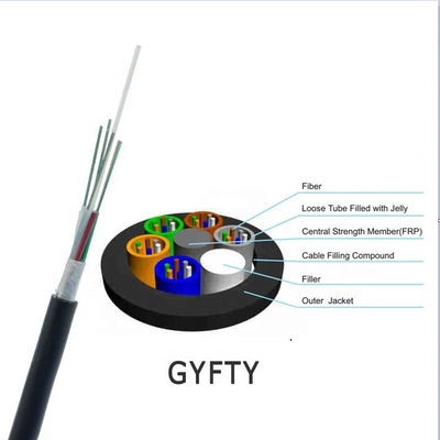 24 Çekirdekli Örgülü Gevşek Tüp Gyfty Zırhsız Fiber Kablo