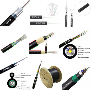 Fiber Optik 12 Çekirdekli Gytc8s Şekil 8 Elektrik Kablosu