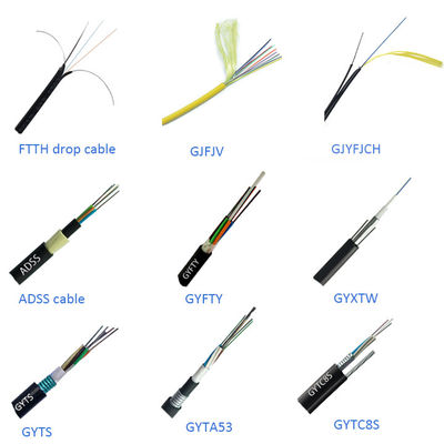 Kendinden Destekli Anten Şekil 8 Kablo Örgülü Çelik Tel GYFTC8Y
