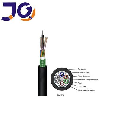 Boru Hattı Tek Modlu 48 Çekirdekli GYTS Fiber Optik Kablo