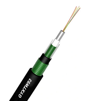 Kanal için Çelik Bant Çift Zırhlı Fiber Optik Kablo G657A Tipi