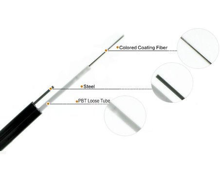 Merkezi Gevşek Tüp Tek Modlu Gyxtc8y 4 Çekirdekli Fiber Kablo