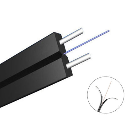 FTTX Ağı için FRP G657 Ftth Drop Çelik Haberci Tel Kablosu