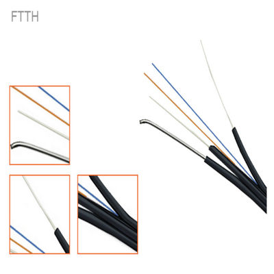Ftth Kablo 1 Çekirdek Tek Mod Gjxh Dış 2 Çekirdek Gjyxfch G652d G657A1 A2 İç Kapalı Dış Fiber Optik Ftth Drop Kablo