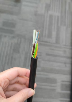 48 Çekirdekli Tek Modlu Kanal GYFTY Fiber Optik Kablo Siyah Renk