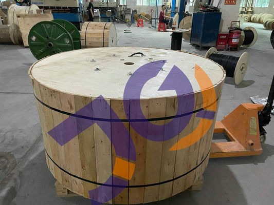 Metalik Olmayan Tek Ceket ADSS Fiber Optik Kablo 6/12/24/48/96 Çekirdek 100/200m Açıklık G652D