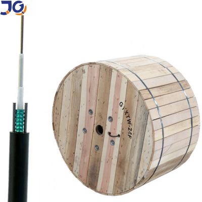 Havalı Kanal Fiber Optic Dışarısı Zırhlı Tek Modlu Gyxtw 4 6 8 12 Çekirdekli Fiber Optic Kablo
