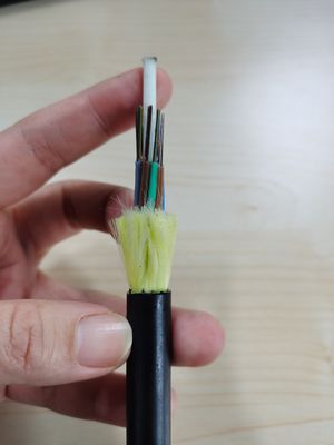 Tepegöz Tek Ceket Tüm Dielektrik Kendinden Destekli ADSS Açıklığı 200m 12 24 48 Çekirdek Fibra Optik Kablo