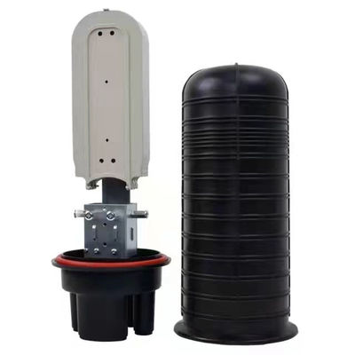 Kubbe Su geçirmez IP68 Fiber Optic Splice Kapama Fiyatı Plastik 1 İçinde 4 Dışarı