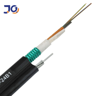 6/24 Çekirdekli Tek Modlu Merkezi Gevşek Tüp GYTC8S Fiber Optik Kablo Dış Mekan İçin Oluklu Bant