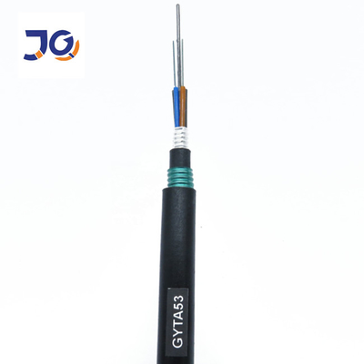 GYTA53 Dış Mekan Fiber Optik Kablo doğrudan gömme Havai 12/24/48 Çekirdek