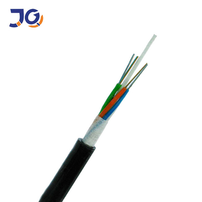 Dışarısı Tek mod Kanal G652D FRP dayanıklılık üyesi 12 24 48 96 çekirdek optik fiber kablosu fiber optik GYFTY