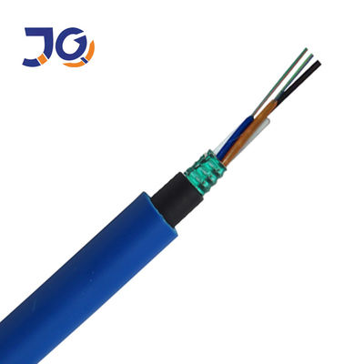 MGTSV Maden Fiber Optik Kablo 24 Çekirdek G652D Tek Modlu Çelik Tel Zırhlı Dış Mekan Kanal Kömür Madeni