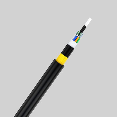 FRP Hava Optik Fiber Kablo ADSS 24 Çekirdek G652D Aramid İplik Dielektrik Kendinden Destekli