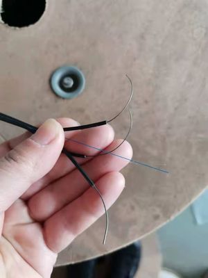 Ağ İletişimi FTTH Optik Bırakma Kablosu Tek Modlu G657a 1/2/4 Çekirdek