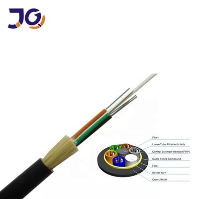 Monomode Adss Dış Mekan Fiber Optik Kablo Açıklığı 200 24 Hilos 48 Hilos 96 Hilos 144 Hilos