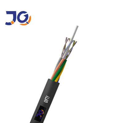 Dışarısı Tek mod Kanal G652D FRP dayanıklılık üyesi 12 24 48 96 çekirdek optik fiber kablosu fiber optik GYFTY