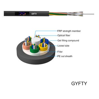 GYFTY Anti Kemirgen Kablo Metalik Olmayan Örgülü Gevşek Tüp Fiber Optik Kablo Üreticisi