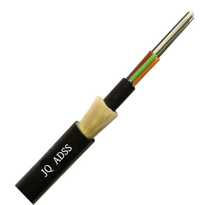 ADSS Dış Mekan Tek Modlu Fiber Optik Kablo 12 24 48 96 144 192 288 Çekirdek